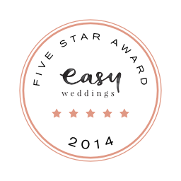  is an Easy Weddings Five-Star Supplier for 2014