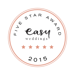 Erin Rollason is an Easy Weddings Five-Star Supplier for 2015