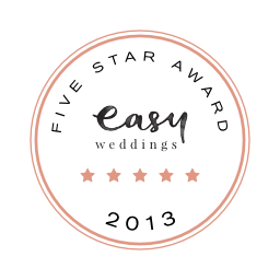  is an Easy Weddings Five-Star Supplier for 2013